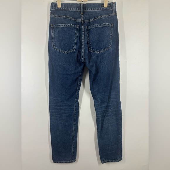 Citizens of Humanity Liya High Rise Classic Fit Crop Dark Blue Button Fly 26 - Picture 4 of 4